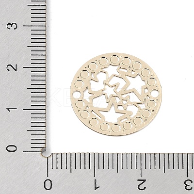 Long-Lasting Plated Brass Connector Charms KK-K366-42KCG-1