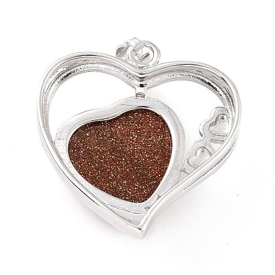 Synthetic Goldstone Pendants G-C236-01A-P-RS-1