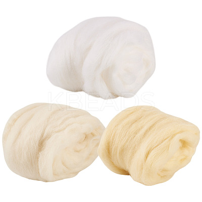 60G 3 Colors Wool Roving DIY-BG0001-68B-1
