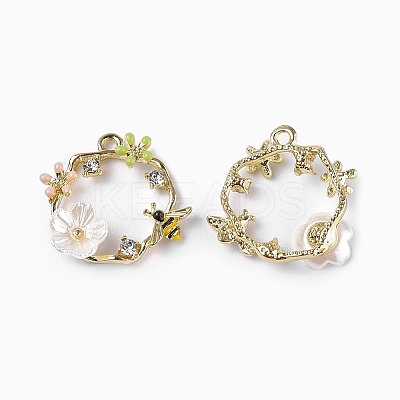 Alloy Enamel Pendants LS-X-ENAM-N051-17-1