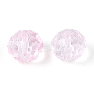 Baking Paint Transparent Glass Beads X1-GLAA-N011-10mm-10-1