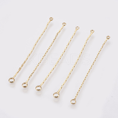 Brass Chain Links connectors X-KK-R058-151G-1