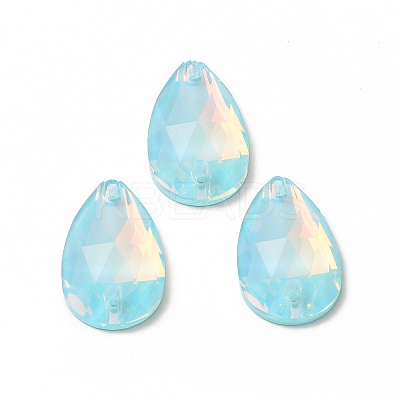 Mocha Effect Teardrop Shape Sew on Rhinestone GLAA-A024-04D-1