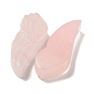Natural Rose Quartz Pendants G-M417-05F-1