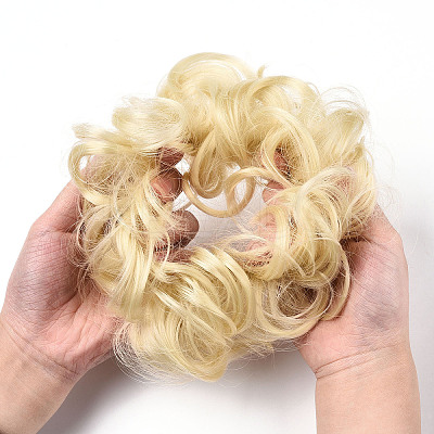 Synthetic Hair Bun Extensions OHAR-G006-A09-1