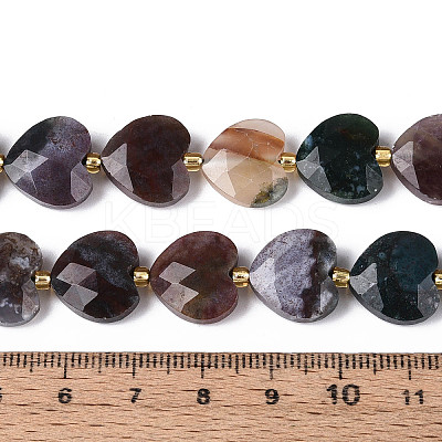 Natural Indian Agate Beads Strands G-P592-B11-01-1