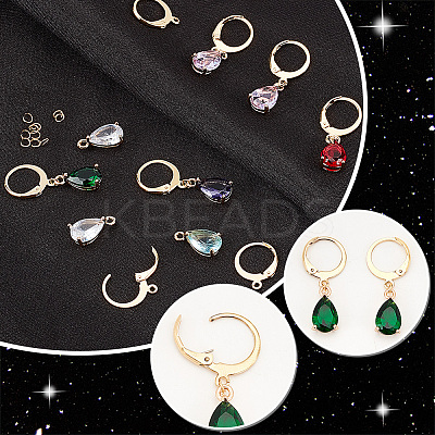 DIY Teardrop Earring Making Kit DIY-GA0003-93-1