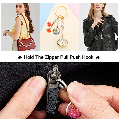 8 Styles 16Pcs DIY Keychain Making Kits DIY-SC0016-37-1