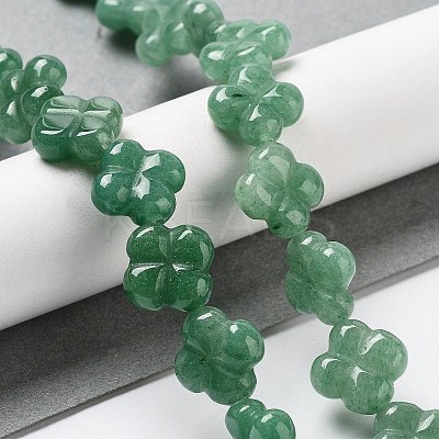 Natural Green Aventurine Beads Strands G-P520-A02-01-1