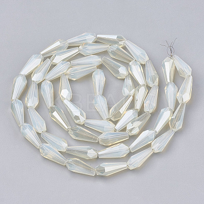 Electroplate Glass Beads Strands EGLA-T008-12M-1