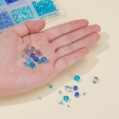 DIY Blue Series Jewelry Making Kits DIY-YW0003-05B-1