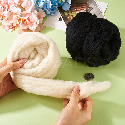 100G 2 Colors Wool Roving DIY-BG0001-68A-1