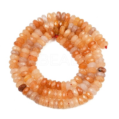 Natural Red Aventurine Beads Strands GG-CBAE4D4-A01-01-1