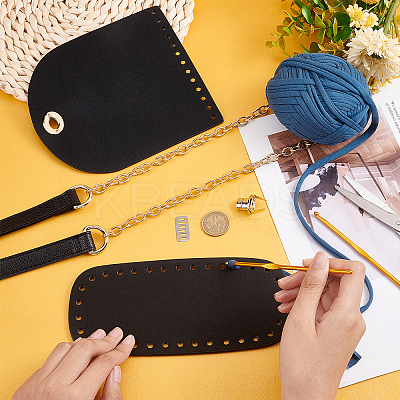 Imitation Leather Crossbody Shoulder Bag Making Kits DIY-WH0304-252-1