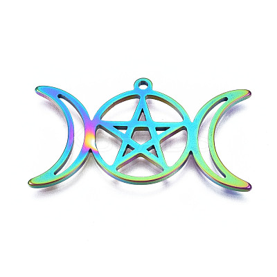 201 Stainless Steel Pendants Ion Plating(IP) STAS-N098-042M-1