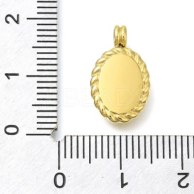 Ion Plating(IP) 304 Stainless Steel Pave Natural Shell Pendants STAS-B075-34G-1
