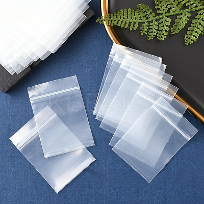 100Pcs Plastic Zip Top Bags OPP-YW0001-07A-1