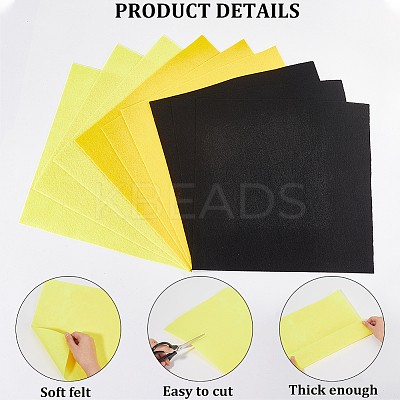 4Sets 3 Colors Non Woven Fabric DIY-CP0012-12B-1