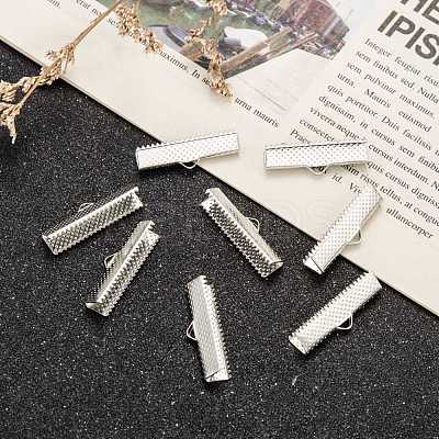 Iron Ribbon Crimp Ends E182Y-1
