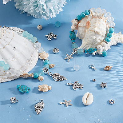 DIY Summer Beach Jewelry Making Kit DIY-PH0022-49-1