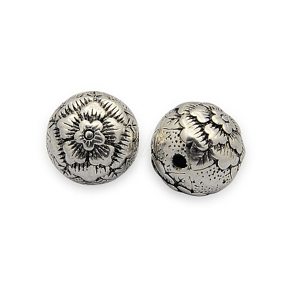 Carved Brass Beads KK-J187-20AS-NF-1