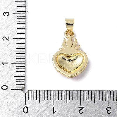 Brass Enamel Pendants KK-C089-01G-1