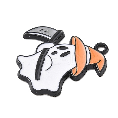 Halloween Alloy Enamel Pendants ENAM-P258-01D-B-1