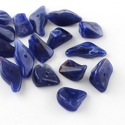 Chip Imitation Gemstone Acrylic Beads OACR-R021-05-1