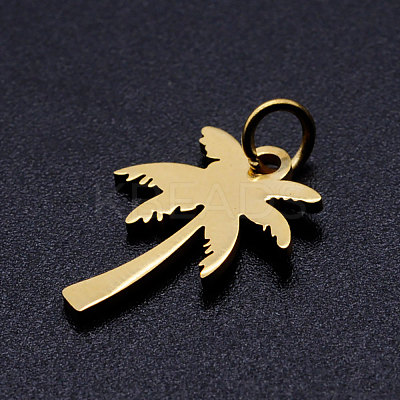 Ion Plating(IP) 201 Stainless Steel Pendants STAS-Q201-JN302-2-1