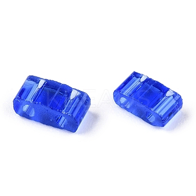 2-Hole Glass Seed Beads SEED-T003-01B-08-1