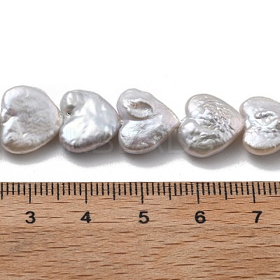 Natural Baroque Keshi Pearl Beads Strands PEAR-P064-10C-01A-1