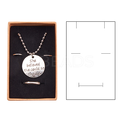 Cardboard Jewelry Set Box LS-CBOX-R036-10-1