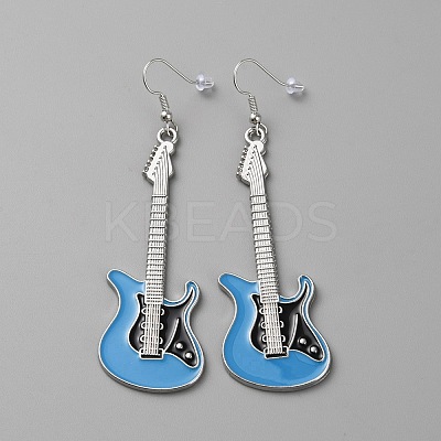 Alloy Enamel Dangle Earrings EJEW-WH0015-68P-02-1