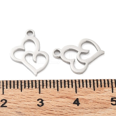 Non-Tarnish 316 Surgical Stainless Steel Charms STAS-Q314-21P-1