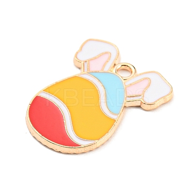 Easter Alloy Enamel Pendants ENAM-P251-A01-KCG03-1