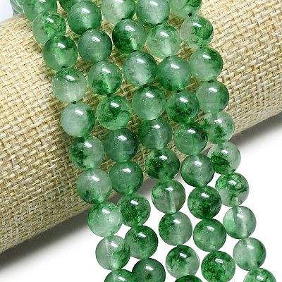 Natural Malaysia Jade Beads Strands G-L645-C01-8mm-28-1
