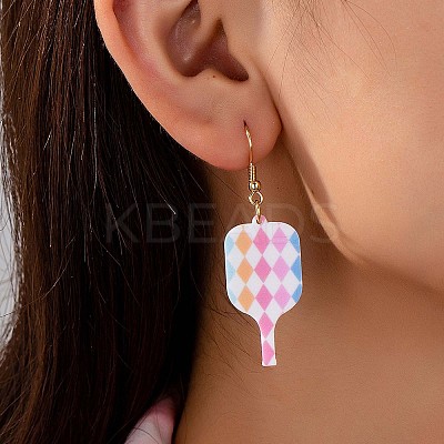 Acrylic Dangle Earrings FS-WGED1FD-02-1