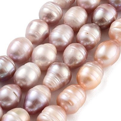 Natural Cultured Freshwater Pearl Beads Strands PEAR-P062-12C-1