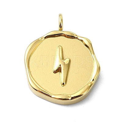 Ion Plating(IP) 304 Stainless Steel Pendants STAS-B058-23G-02-1