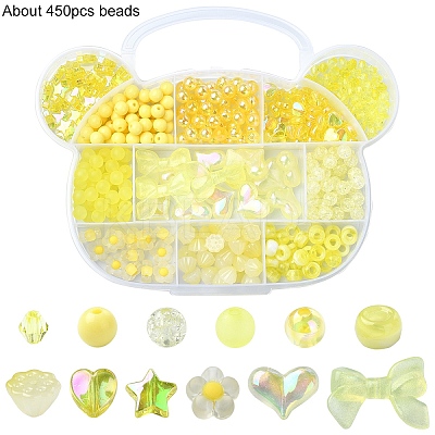 DIY Acrylic Beads Bracelets Jewelry Making Kits DIY-YW0009-25C-1