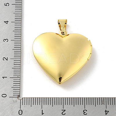 12 Styles Brass Locket Pendants KK-C092-25G-1