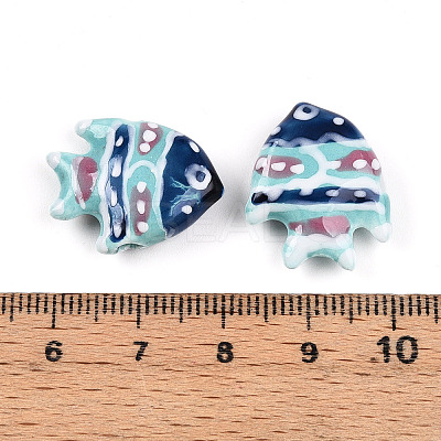 Handmade Porcelain Beads PORC-N009-08F-1
