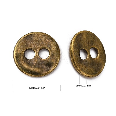 Tibetan Style Buttons LS-TIBE-R178-AG-LF-1