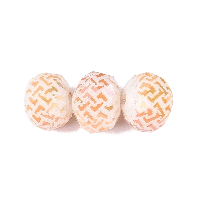Electroplate Glass Beads EGLA-N026-01A-I01-1