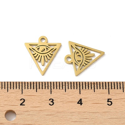 Ion Plating(IP) 304 Stainless Steel Charms STAS-J042-36G-1