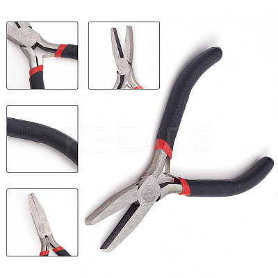 1Pc Carbon Steel Jewelry Pliers for Jewelry Making Supplies AJEW-SC0001-43-1