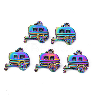 Rainbow Color Alloy Pendants LS-PALLOY-S180-114-NR-1