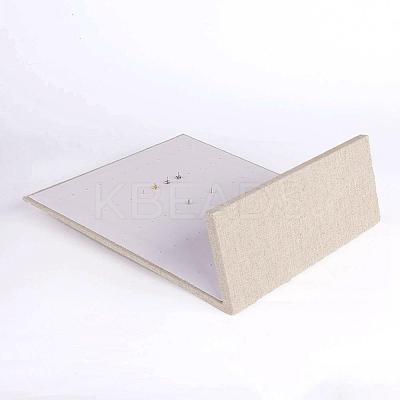 Rectangle Wood L-Shaped Earring Display Stand EDIS-N004-03-1