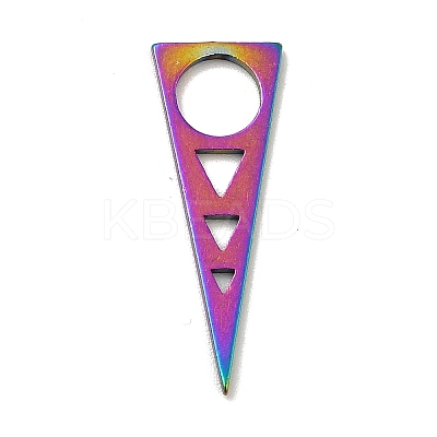 Ion Plating(IP) 201 Stainless Steel Pendants STAS-A066-19M-1