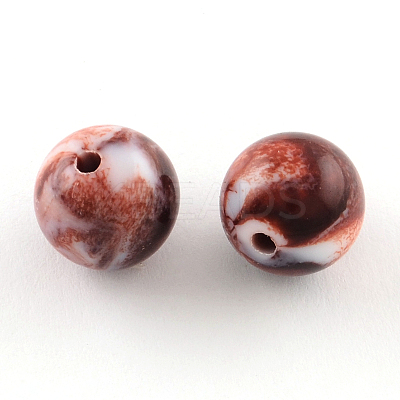 Opaque Acrylic Beads SACR-R853-8mm-211-1